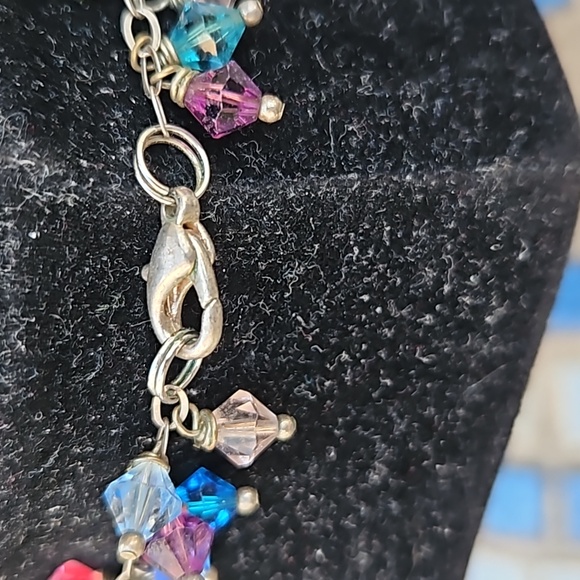 Colorful Crystal Beaded Necklace - Picture 4 of 4